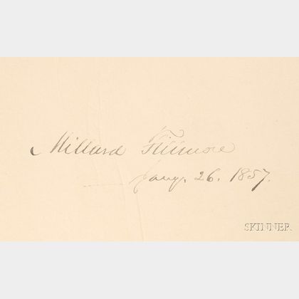 Fillmore, Millard (1800-1874),His Copy