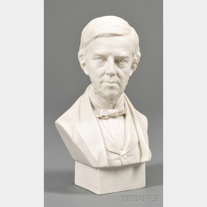 Parianware Bust of Oliver Wendell Holmes