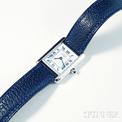 Lady's Cartier Tank Wristwatch
