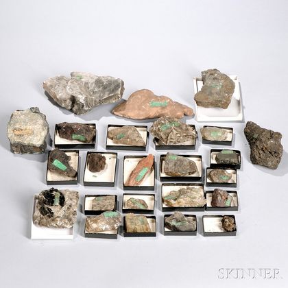 Collection of 19th Century Minerals