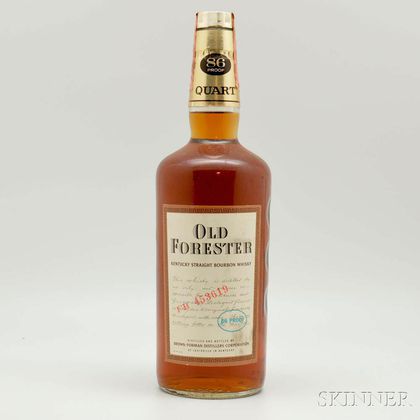 Old Forester, 1 quart bottle 
