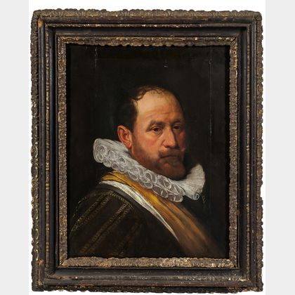 Manner of Michiel Janszoon van Mierevelt (Dutch, 1567-1641),Portrait of a Gentleman with a Ruff, Possibly from the House of Orange, Un