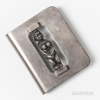 Ed Harris Sterling Silver Whimsical Money Clip