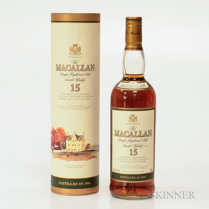 Macallan 15 Years Old 1984, 1 750ml bottle (ot) 