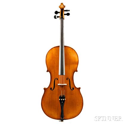 Markneukirchen Cello, Johannes Brueckner, c. 1920