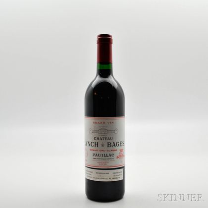 Chateau Lynch Bages 1989, 1 bottle 