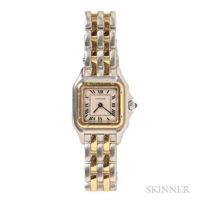 Cartier Two-tone "Panthere" 1120 Wristwatch