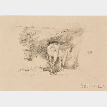 James Abbott McNeill Whistler (American, 1834-1903) Study of a Horse