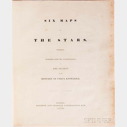 Lubbock, Sir John William, 3rd Baronet (1803-1865) Six Maps of the Stars.