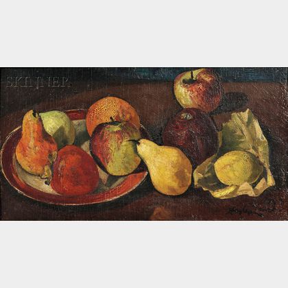 Hayley Lever (American, 1875-1958) Fruit Study