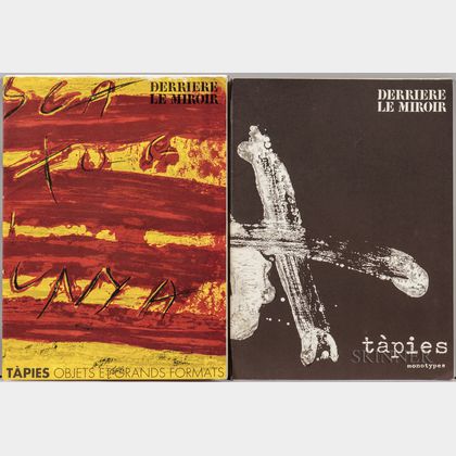Antoni Tàpies (Spanish, 1923-2012) Two Issues of Derrière le Miroir : Tàpies Objets et Grands Formats