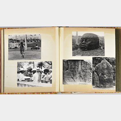 Craver, Margret (1907-2010) and C.C. Withers. Two Travel Photo Albums: England and Mexico.