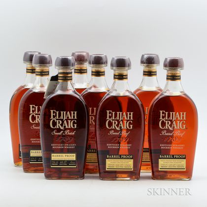 Elijah Craig Barrel Proof, 8 750ml bottles 