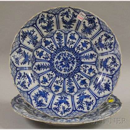 Two Delft Pottery Chargers