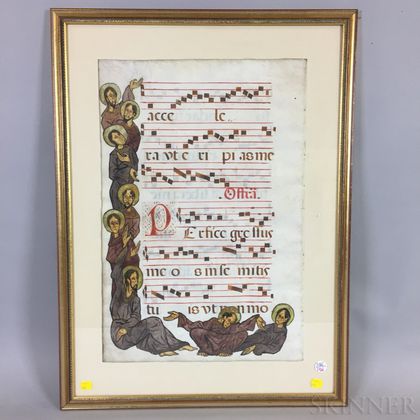 Illuminated Musical Manuscript