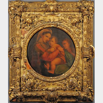 After Raffaelo Santi, called Raphael (Italian, 1483-1520) Madonna della Sedia.
