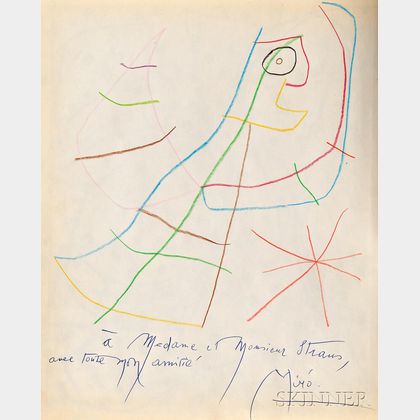 Joan Miró (Spanish, 1893-1983) Sans Titre