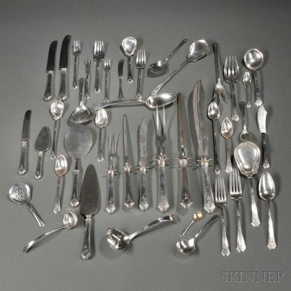 Towle Lady Mary Pattern Sterling Silver Flatware Service