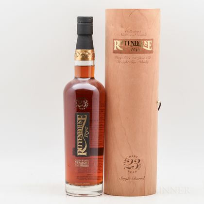 Rittenhouse Rye 23 Years Old, 1 750ml bottle (ot) Spirits cannot be shipped. Please see http://bit.ly/sk-spirits for more info. 