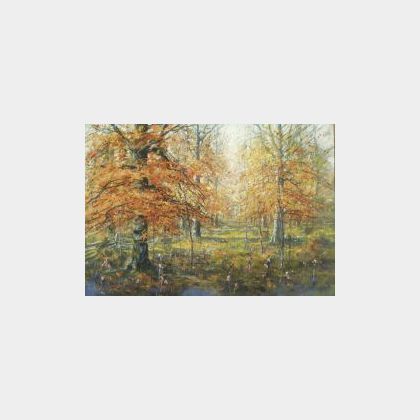 William Arnold Eyden (American, b. 1893) Beech Trees