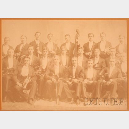 Framed Print of a Chamber Orchestra, c. 1890