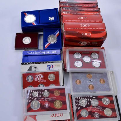 Assortment of Silver Proof and Proof Sets