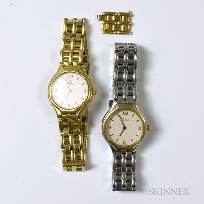 Two Omega Lady's Wristwatches
