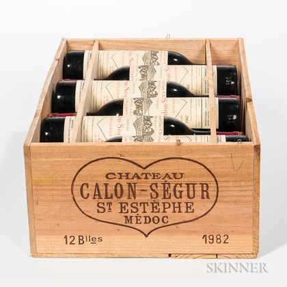 Chateau Calon Segur 1982, 12 bottles (owc) 