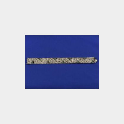 Art Deco Paste Bracelet