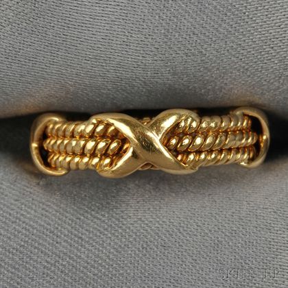 18kt Gold Rope Ring, Schlumberger, Tiffany & Co.
