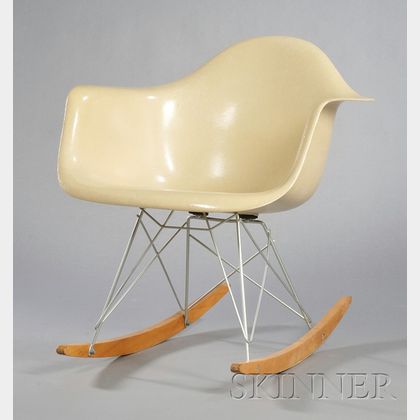 Charles and Ray Eames Rocker with Eiffel Tower Base