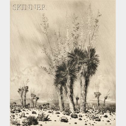 George Elbert Burr (American, 1859-1939) Springtime - Paradise Valley - Arizona