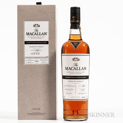 Macallan Exceptional Single Cask 12 Years Old 2005, 1 750ml bottle (oc) 