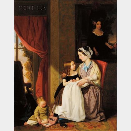 John Thomas Peele (British, 1822-1897) The Young Family