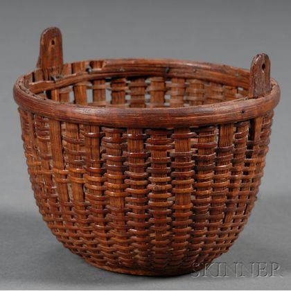 Miniature Round Nantucket Basket
