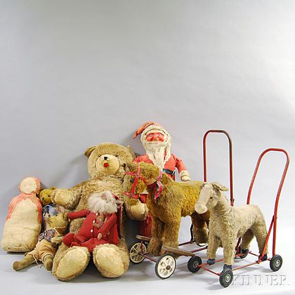Group of Assorted Dolls and Toys