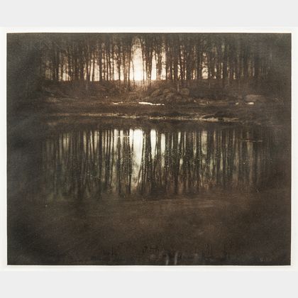 Edward Steichen (American, 1879-1973) Moonlight: The Pond