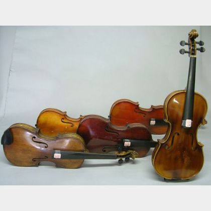 Five Childs Violins. 