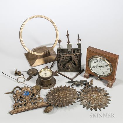 Collection of Clocks and Clock Parts