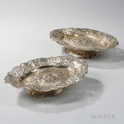 Two George III Sterling Silver Tazzas