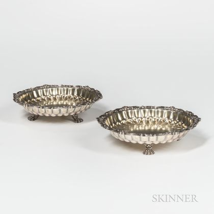 Pair of Whiting Sterling Silver Fruit Stands