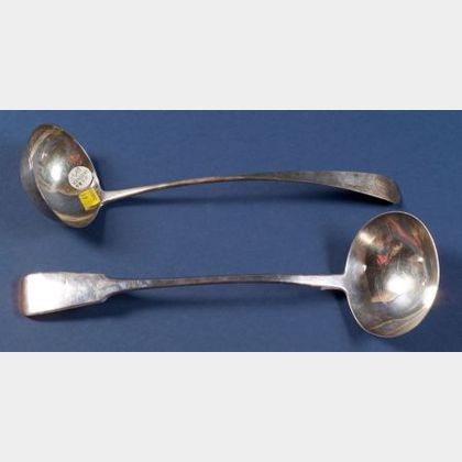 Two William IV Silver Ladles