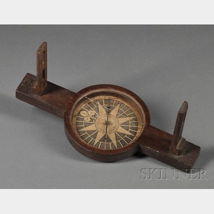 Walnut Surveyor's Compass by John Dupee