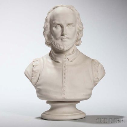 Wedgwood Carrara Bust of Shakespeare