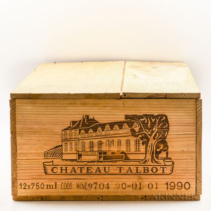 Chateau Talbot 1990, 12 bottles (owc) 