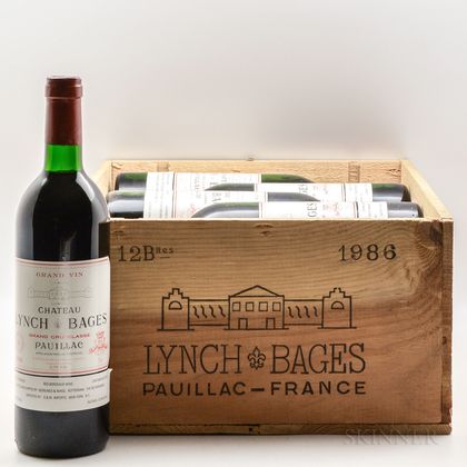Chateau Lynch Bages 1986, 12 bottles 