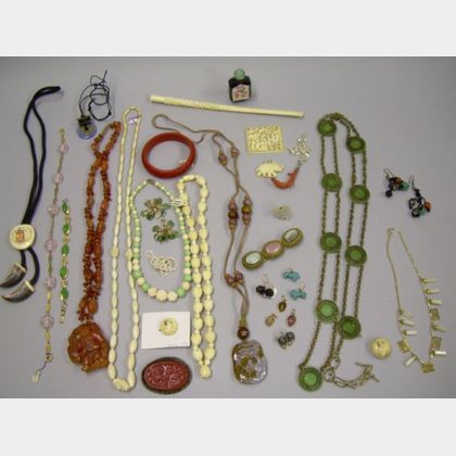 Group of Asian and Ethnic Jewelry Items