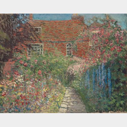 Arthur Franklyn Musgrave (American, 1878-1969) Cottage Garden