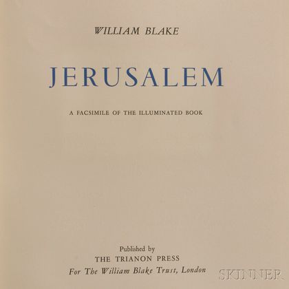 Blake, William (1757-1827) Jerusalem