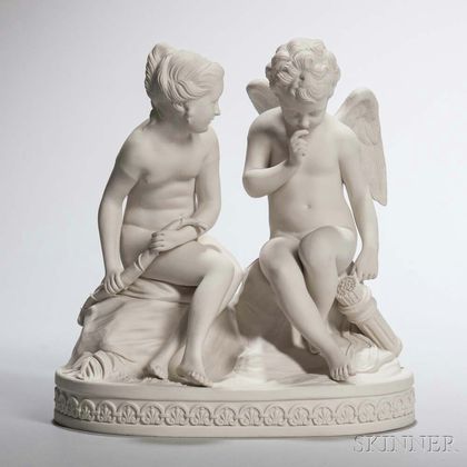 Wedgwood Carrara Cupid and Psyche Group